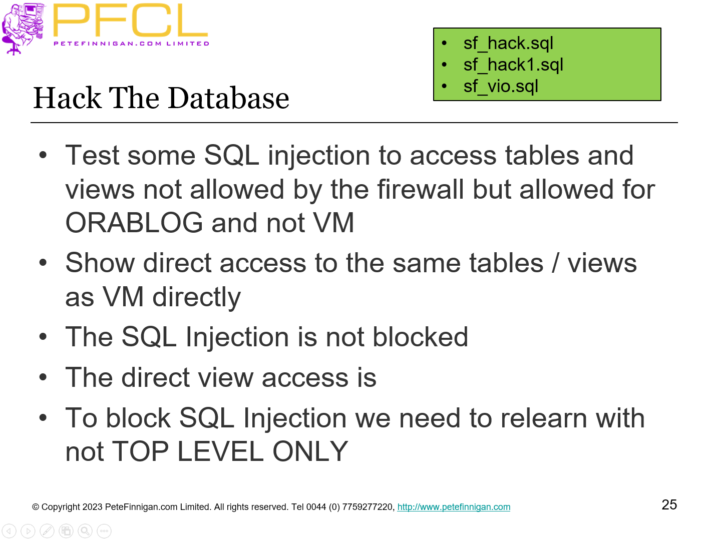 Hack The Database