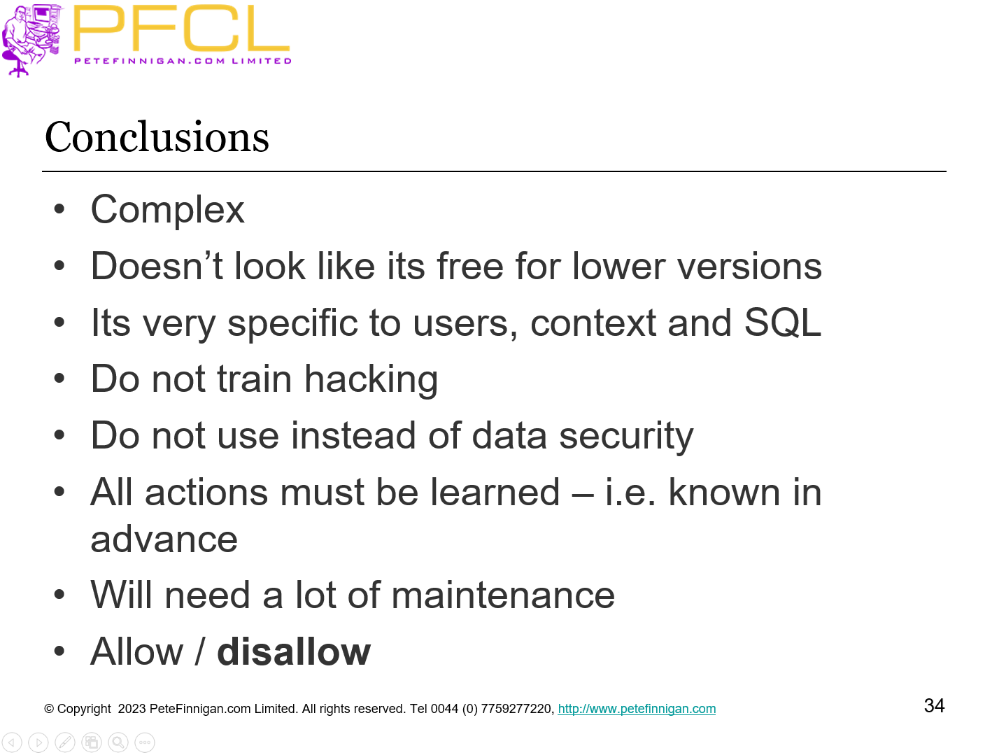 Conclusions