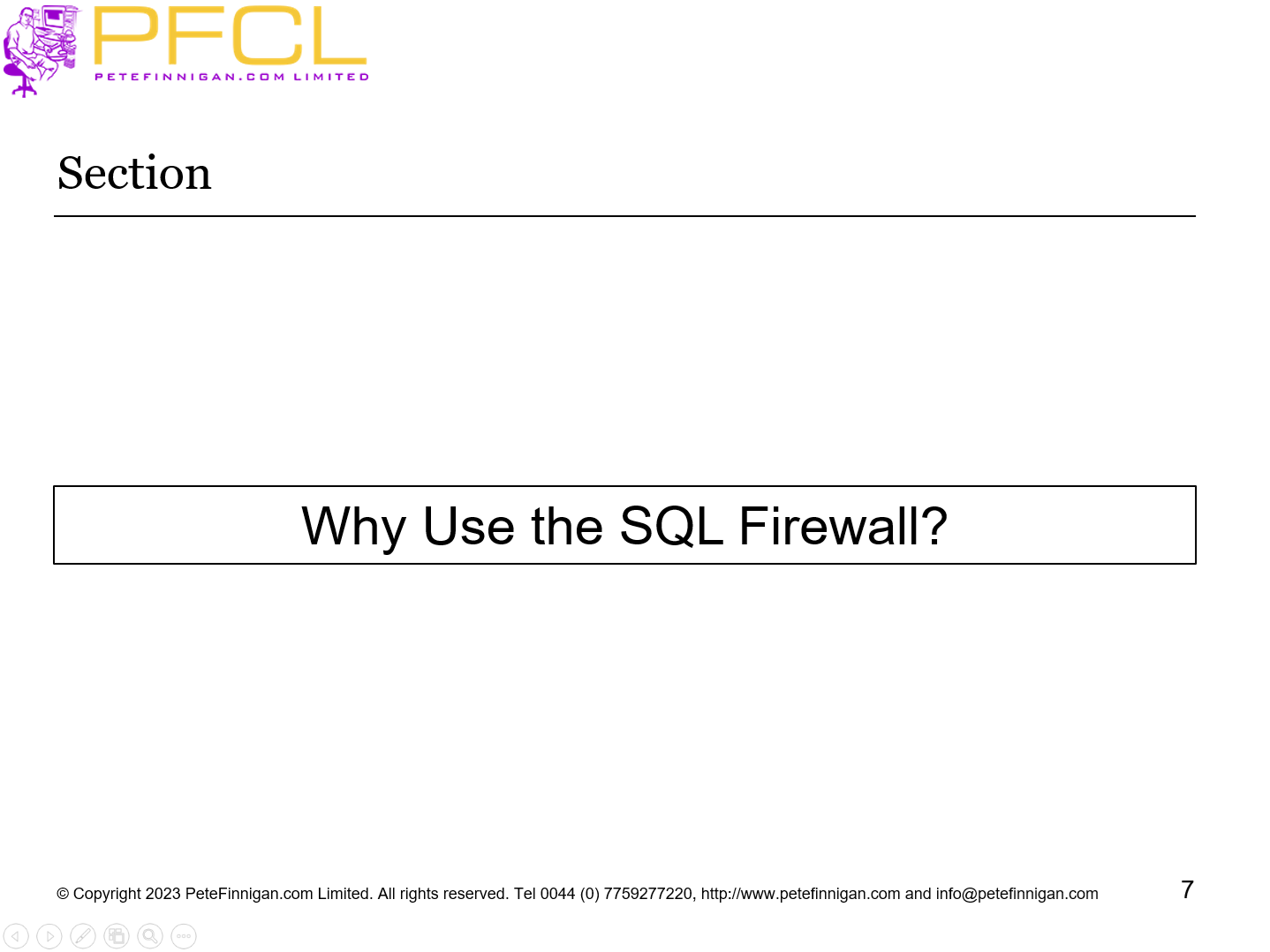 Why Use the SQL Firewall?