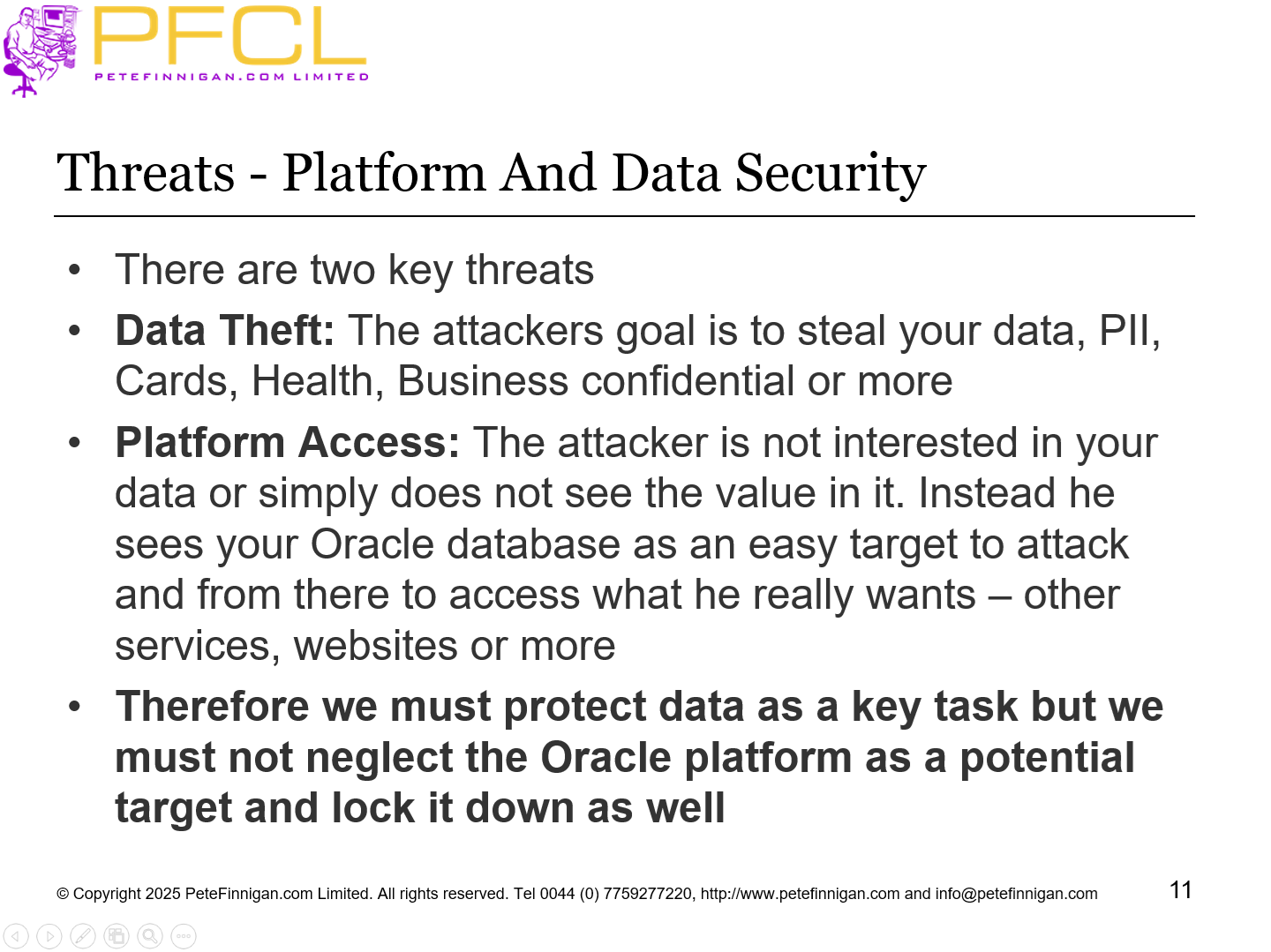 Threats - Platform And Data Security