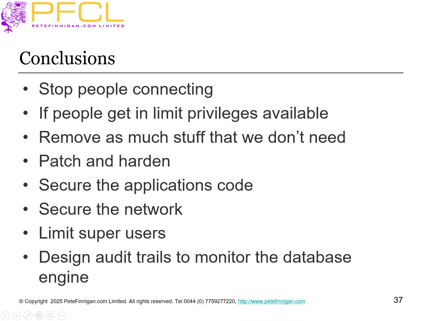 Conclusions