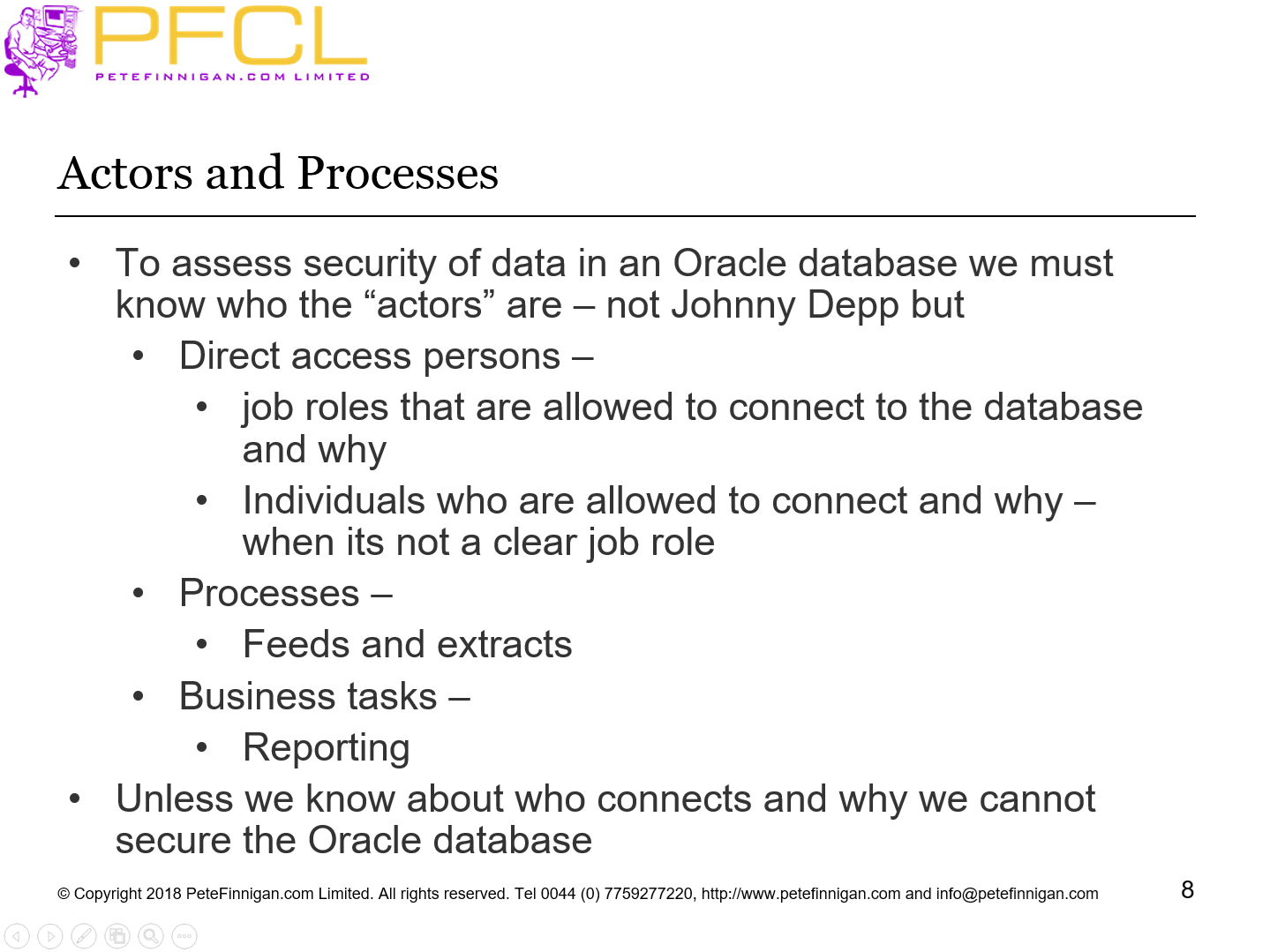 Actors and Processes